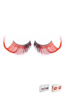 Brown-red Feather Eyelashes