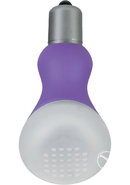 Foreplay Ice Frost Vibrating Sensual Massager Silicone 2.25 Inch Purple