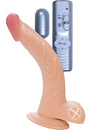 Real Skin All American Whoppers Vibrating Dildo With Balls...
