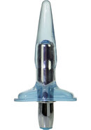 Vibrating High Intensity Probe Butt Plug - Blue