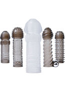 Adam And Eve Vibrating Textured Penis Sleeve And Bullet (6...