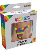 Rainbow Men`s Thong - Multicolor