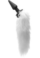 Tailz Vibrating Fox Tail Anal Plug - White