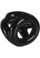Oxballs Atomic Jock Tri-sport Cock Ring - Black