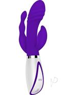 Disco Triple Play 3 Motors Rechargeable Silicone Vibrator -...