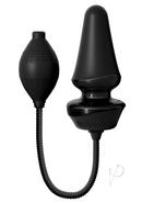 Anal Fantasy Elite Inflatable Silicone Anal Plug 5in - Black