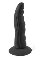 Commander Silicone Adjustable Harness With Ripple Dildo -...