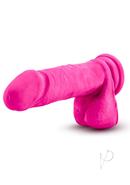 Au Naturel Bold Hero Dildo With Suction Cup 8in - Pink