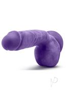 Au Naturel Bold Pound Dildo With Suction Cup 8.5in - Purple
