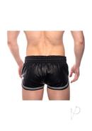 Prowler Red Leather Sport Shorts - Xlarge - Black/gray