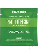 Proloonging With Ginseng Delay Wipes (10 Pack)