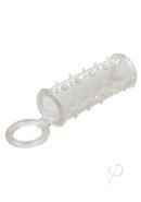 Sensation Enhancer Penis Sleeve With Scrotum Support - Clear