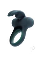 Vedo Frisky Bunny Rechargeable Silicone Vibrating Cock Ring - Black