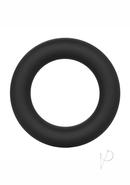 Link Up Ultra-soft Verge Silicone Cock Ring - Black