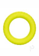 Link Up Ultra-soft Edge Silicone Cock Ring - Yellow