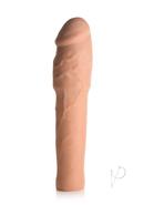 Jock Extra Thick Penis Extension Sleeve 2in - Caramel