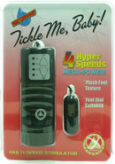 Tickle Me Baby With 4 Hyper Speeds And Remote - Black