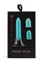 Nu Sensuelle Point Plus Rechargeable Silicone Bullet - Tiffany Blue