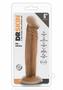 Dr. Skin Silver Collection Dr. Small Dildo 6in - Caramel