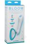 Bloom Intimate Body Pump Silicone Vibrating Rechargeable - Sky Blue/white